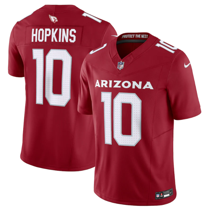 Men's Arizona Cardinals #10 DeAndre Hopkins White Vapor Untouchable F.U.S.E. Limited Stitched Football Jersey